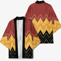 Kaokao Maori Tukutuku Inspired New Zealand Kimono LT14 - Polynesian Pride