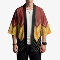 Kaokao Maori Tukutuku Inspired New Zealand Kimono LT14 - Polynesian Pride