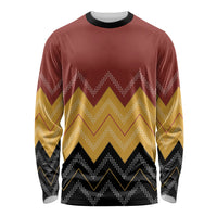 Kaokao Maori Tukutuku Inspired New Zealand Long Sleeve Shirt LT14 Unisex Multicolor - Polynesian Pride