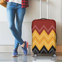Kaokao Maori Tukutuku Inspired New Zealand Luggage Cover LT14 - Polynesian Pride
