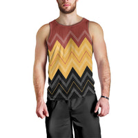 Kaokao Maori Tukutuku Inspired New Zealand Men Tank Top LT14 - Polynesian Pride