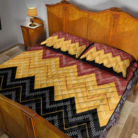 Kaokao Maori Tukutuku Inspired New Zealand Quilt Bed Set LT14 - Polynesian Pride