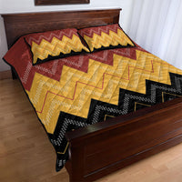 Kaokao Maori Tukutuku Inspired New Zealand Quilt Bed Set LT14 - Polynesian Pride