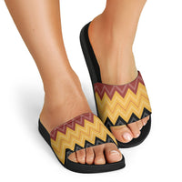 Kaokao Maori Tukutuku Inspired New Zealand Slide Sandals LT14 - Polynesian Pride
