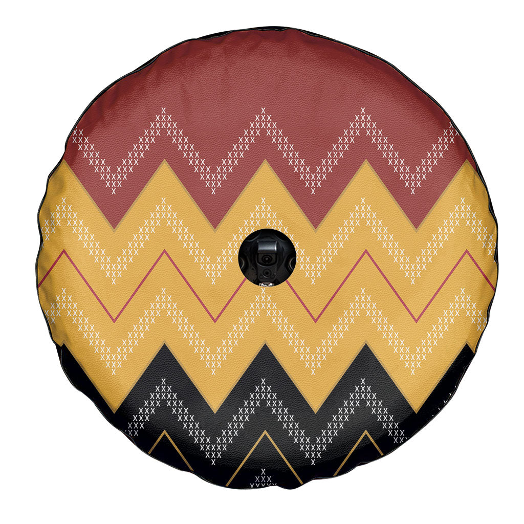 Kaokao Maori Tukutuku Inspired New Zealand Spare Tire Cover LT14 - Polynesian Pride
