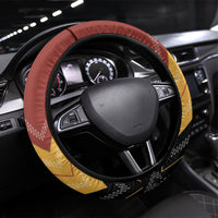 Kaokao Maori Tukutuku Inspired New Zealand Steering Wheel Cover LT14 Universal Fit Multicolor - Polynesian Pride