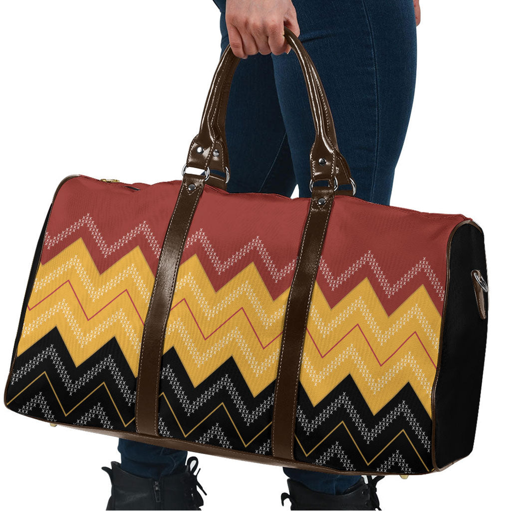 Kaokao Maori Tukutuku Inspired New Zealand Travel Bag LT14 - Polynesian Pride