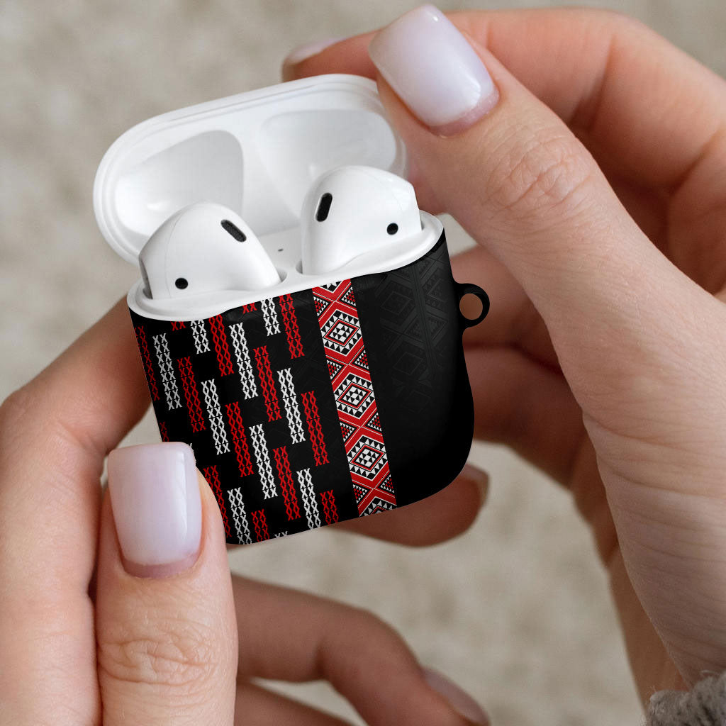 Roimata Toroa Maori Taniko Inspired New Zealand AirPods Case LT14 - Polynesian Pride