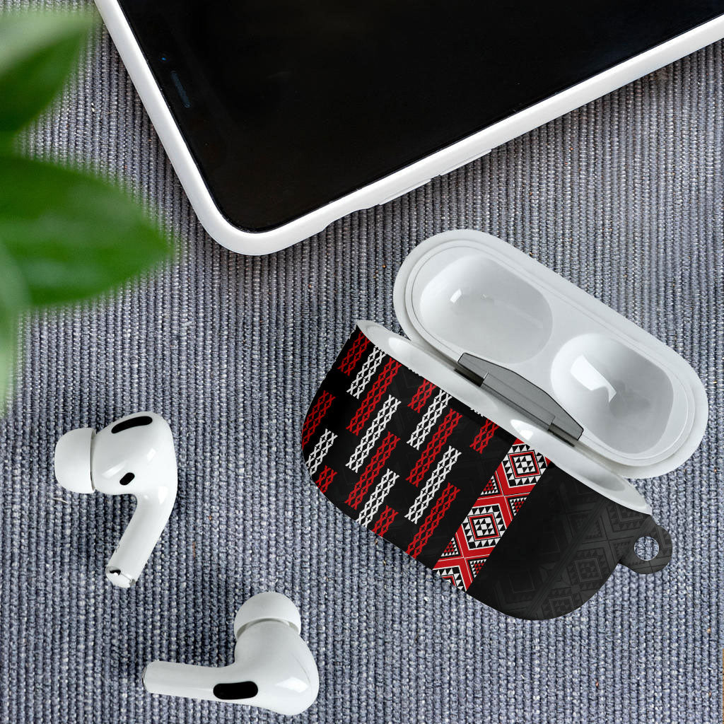 Roimata Toroa Maori Taniko Inspired New Zealand AirPods Case LT14 - Polynesian Pride