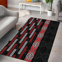 Roimata Toroa Maori Taniko Inspired New Zealand Area Rug LT14 - Polynesian Pride