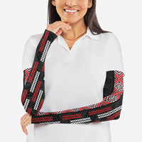 Roimata Toroa Maori Taniko Inspired New Zealand Arm Sleeves LT14 - Polynesian Pride