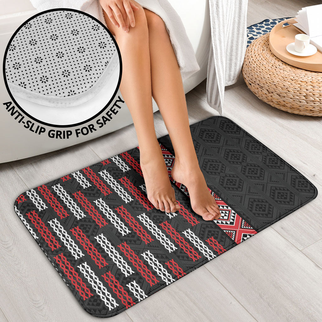 Roimata Toroa Maori Taniko Inspired New Zealand Bathroom Set LT14 - Polynesian Pride