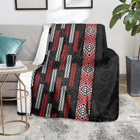 Roimata Toroa Maori Taniko Inspired New Zealand Blanket LT14 - Polynesian Pride