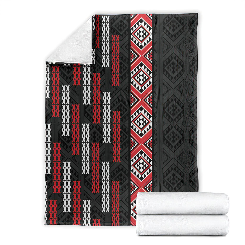 Roimata Toroa Maori Taniko Inspired New Zealand Blanket LT14 - Polynesian Pride