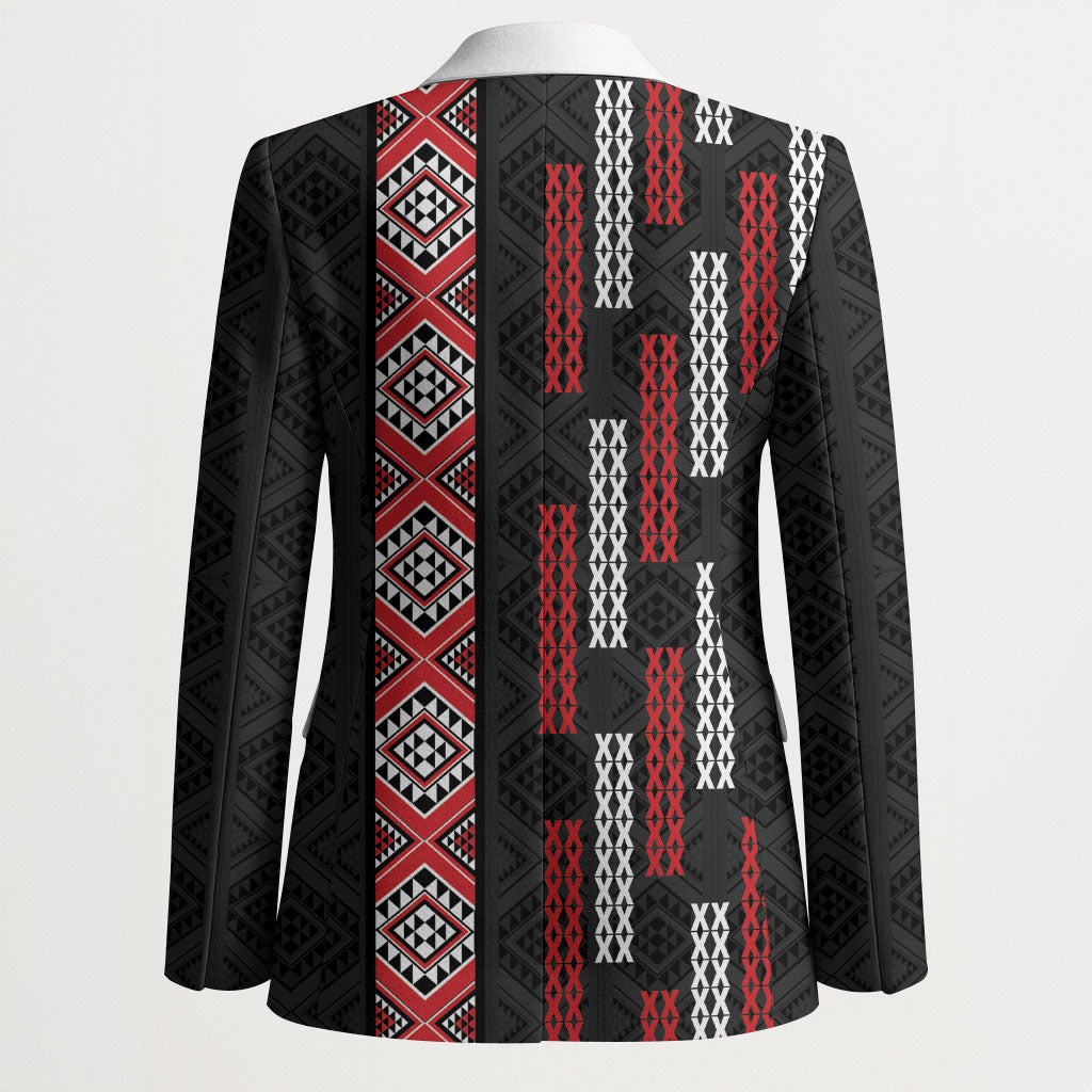 Roimata Toroa Maori Taniko Inspired New Zealand Blazer LT14 - Polynesian Pride
