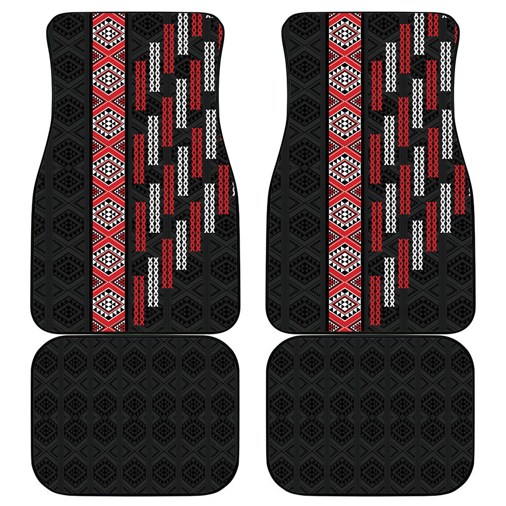 Roimata Toroa Maori Taniko Inspired New Zealand Car Mats LT14 - Polynesian Pride