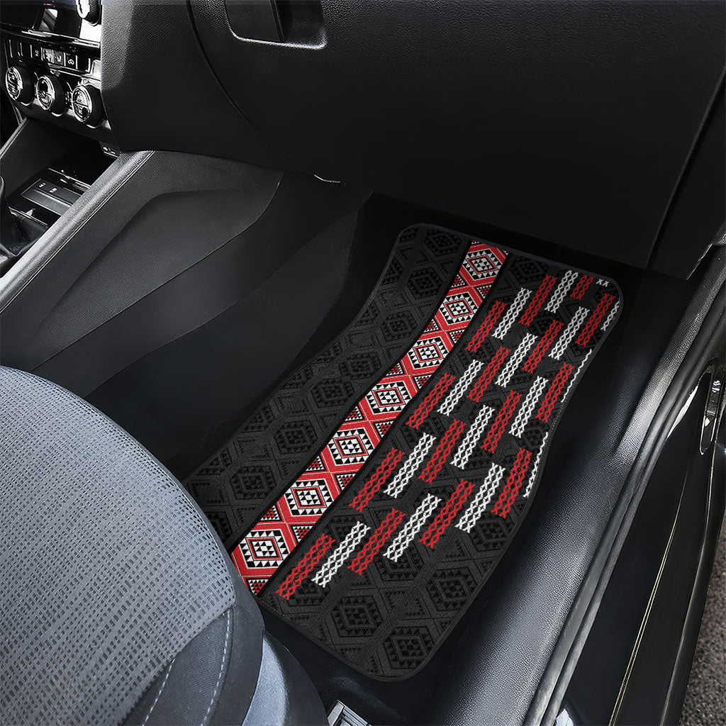 Roimata Toroa Maori Taniko Inspired New Zealand Car Mats LT14 - Polynesian Pride
