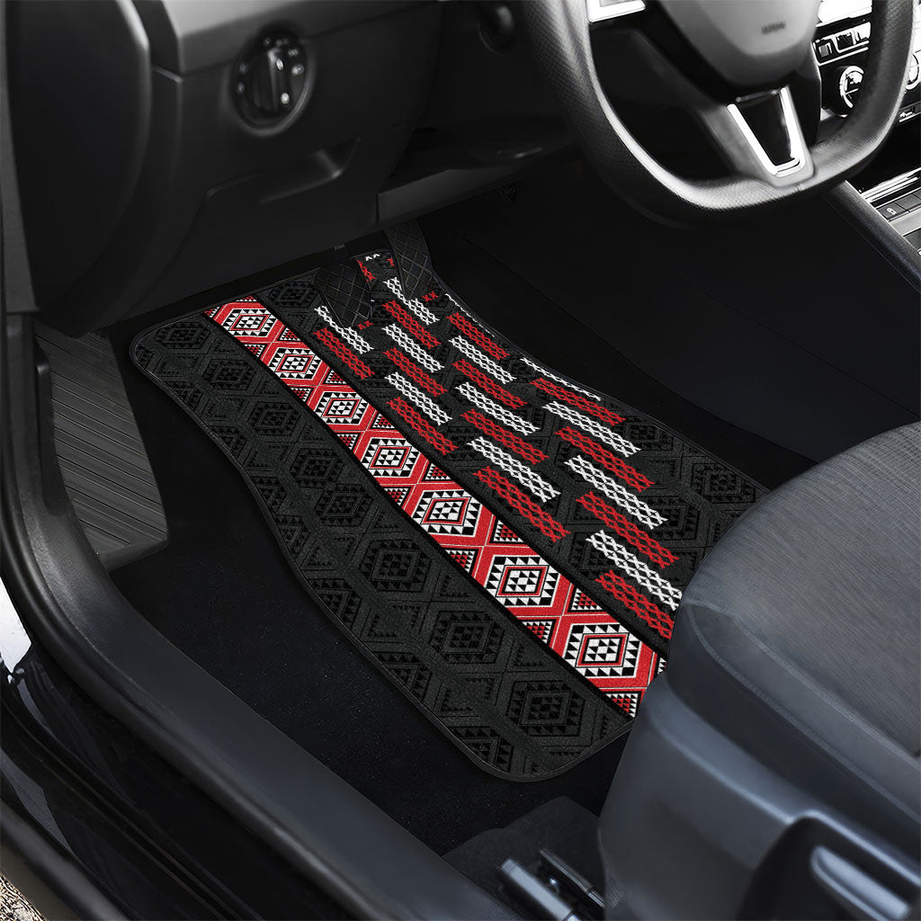 Roimata Toroa Maori Taniko Inspired New Zealand Car Mats LT14 - Polynesian Pride