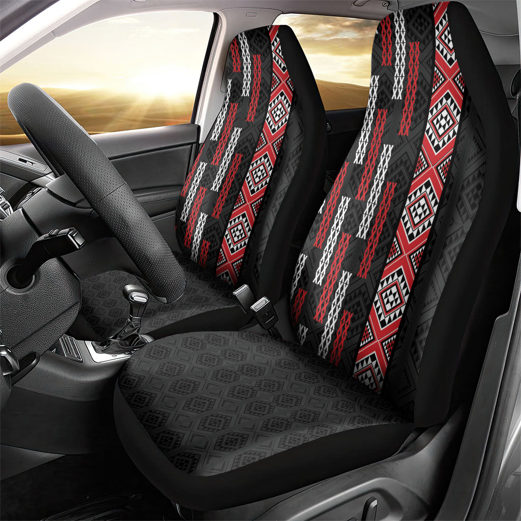 Roimata Toroa Maori Taniko Inspired New Zealand Car Seat Cover LT14 - Polynesian Pride
