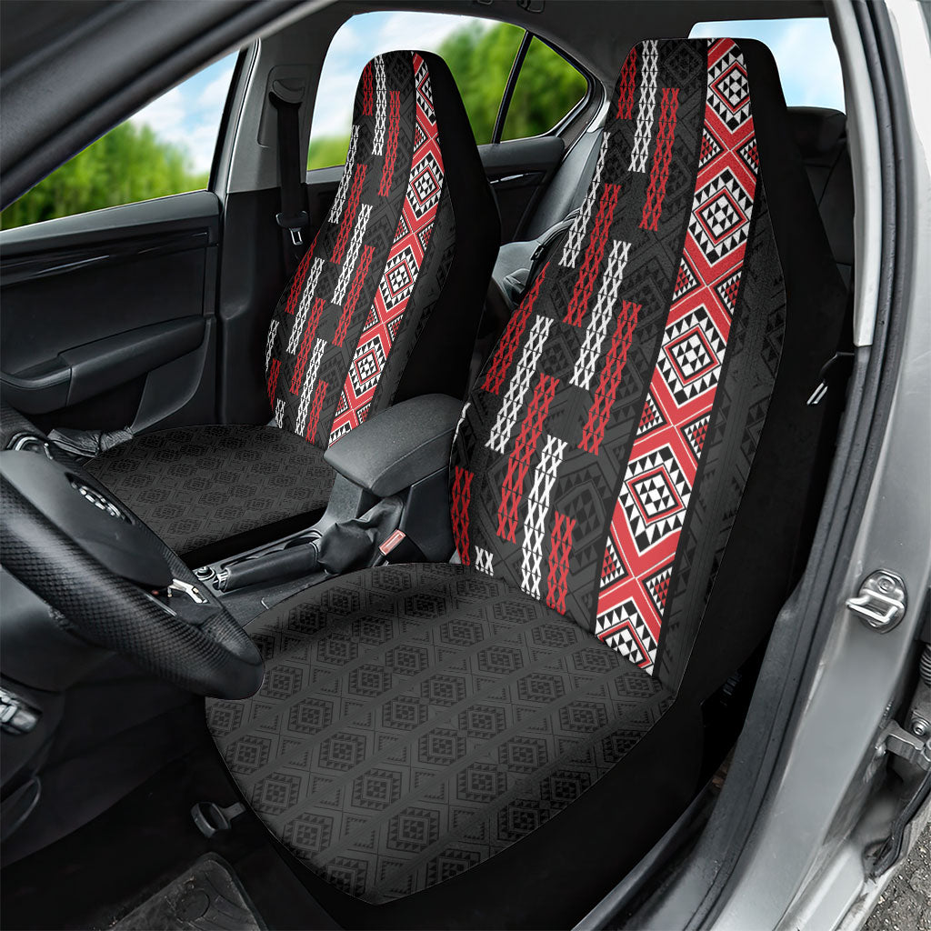 Roimata Toroa Maori Taniko Inspired New Zealand Car Seat Cover LT14 - Polynesian Pride
