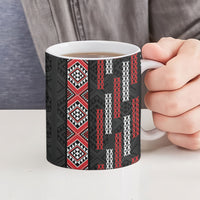 Roimata Toroa Maori Taniko Inspired New Zealand Ceramic Mug LT14 - Polynesian Pride