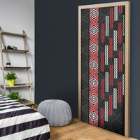 Roimata Toroa Maori Taniko Inspired New Zealand Door Cover LT14 - Polynesian Pride