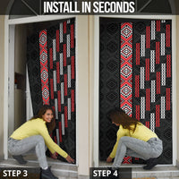 Roimata Toroa Maori Taniko Inspired New Zealand Door Cover LT14 - Polynesian Pride