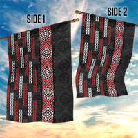 Roimata Toroa Maori Taniko Inspired New Zealand Garden Flag LT14 - Polynesian Pride