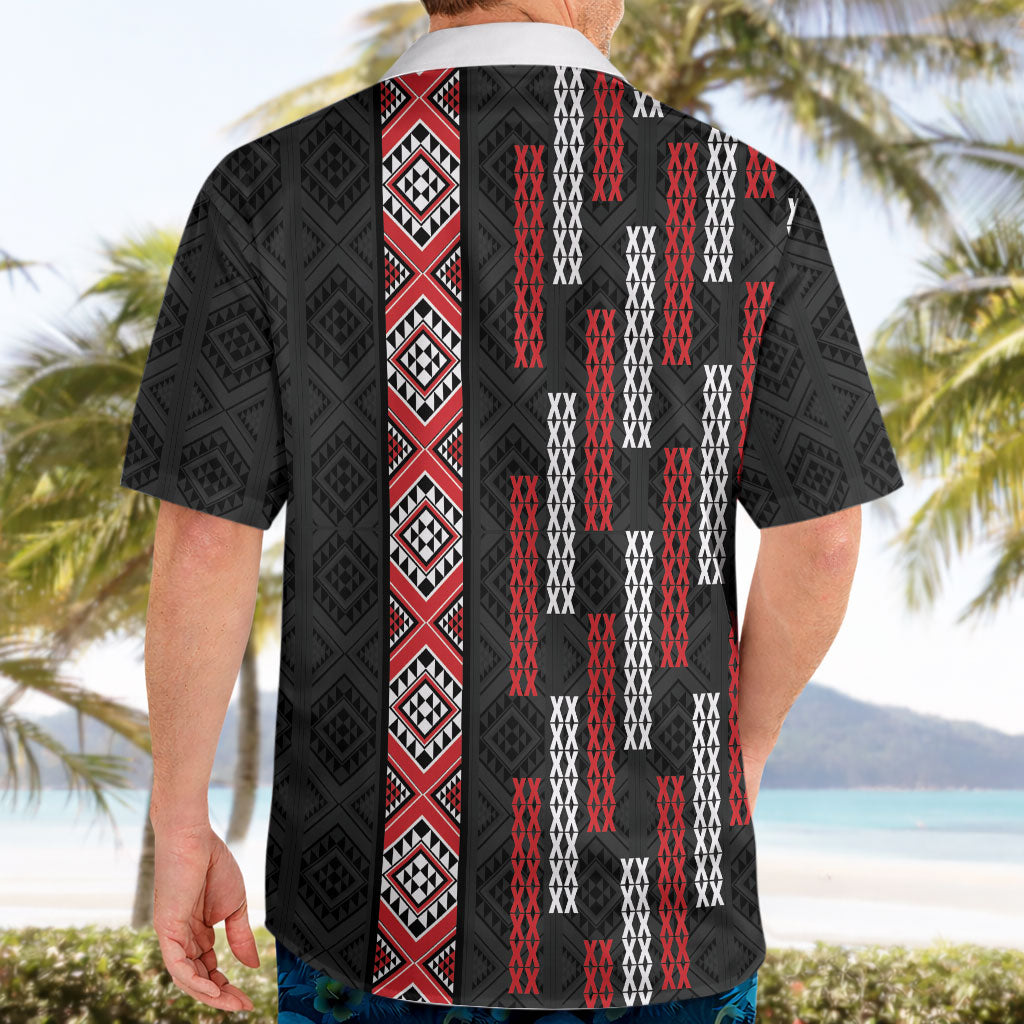 Roimata Toroa Maori Taniko Inspired New Zealand Hawaiian Shirt LT14 - Polynesian Pride