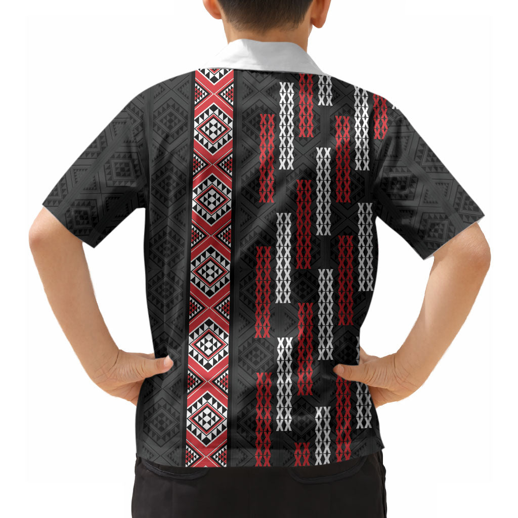 Roimata Toroa Maori Taniko Inspired New Zealand Hawaiian Shirt LT14 - Polynesian Pride