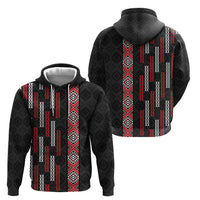 Roimata Toroa Maori Taniko Inspired New Zealand Hoodie LT14 - Polynesian Pride