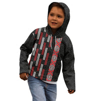 Roimata Toroa Maori Taniko Inspired New Zealand Kid Hoodie LT14 - Polynesian Pride