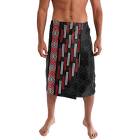 Roimata Toroa Maori Taniko Inspired New Zealand Lavalava LT14 Black - Polynesian Pride