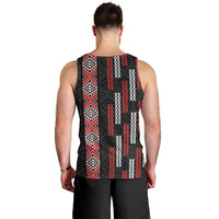 Roimata Toroa Maori Taniko Inspired New Zealand Men Tank Top LT14 - Polynesian Pride
