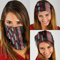 Roimata Toroa Maori Taniko Inspired New Zealand Neck Gaiter LT14 - Polynesian Pride