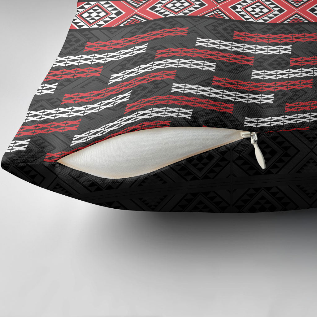 Roimata Toroa Maori Taniko Inspired New Zealand Pillow Cover LT14 - Polynesian Pride