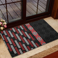 Roimata Toroa Maori Taniko Inspired New Zealand Rubber Doormat LT14 - Polynesian Pride
