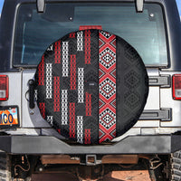 Roimata Toroa Maori Taniko Inspired New Zealand Spare Tire Cover LT14 Black - Polynesian Pride