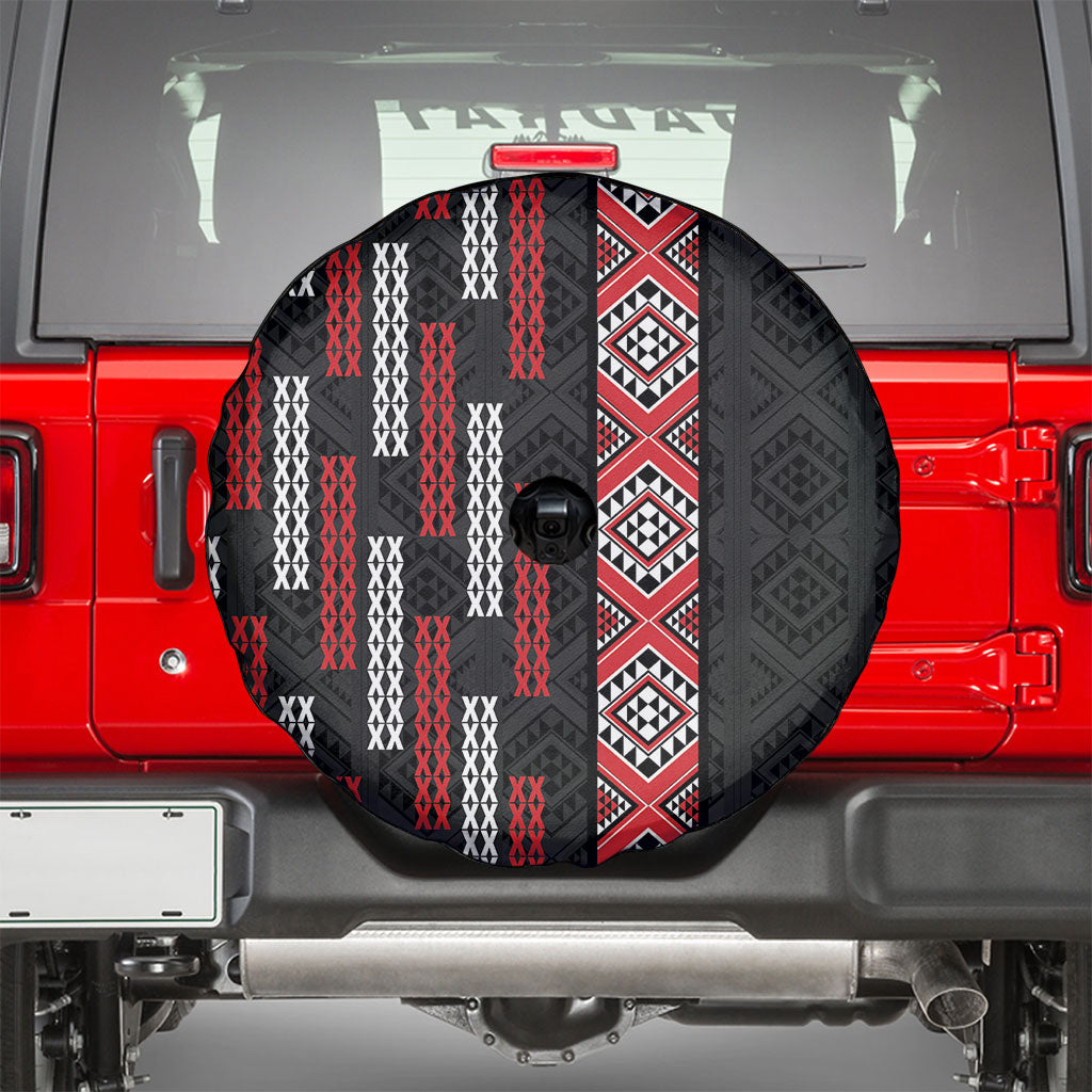 Roimata Toroa Maori Taniko Inspired New Zealand Spare Tire Cover LT14 - Polynesian Pride
