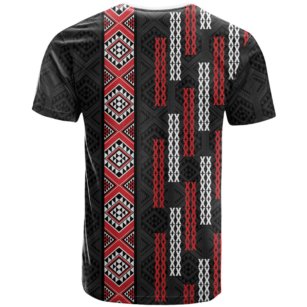 Roimata Toroa Maori Taniko Inspired New Zealand T Shirt LT14 - Polynesian Pride