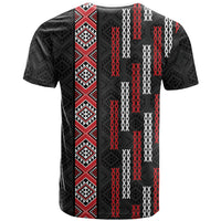 Roimata Toroa Maori Taniko Inspired New Zealand T Shirt LT14 - Polynesian Pride