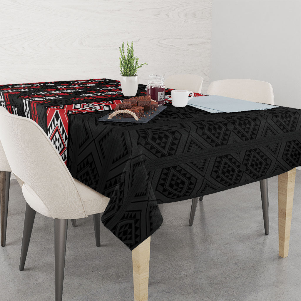 Roimata Toroa Maori Taniko Inspired New Zealand Tablecloth LT14 - Polynesian Pride
