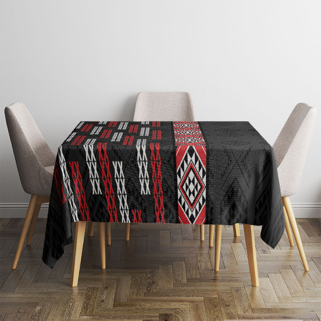 Roimata Toroa Maori Taniko Inspired New Zealand Tablecloth LT14 - Polynesian Pride