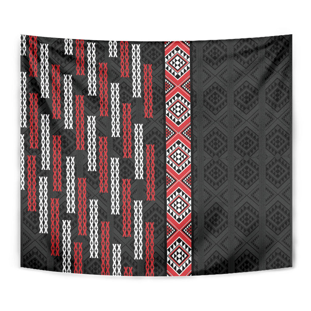 Roimata Toroa Maori Taniko Inspired New Zealand Tapestry LT14 - Polynesian Pride