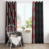 Roimata Toroa Maori Taniko Inspired New Zealand Window Curtain LT14 - Polynesian Pride