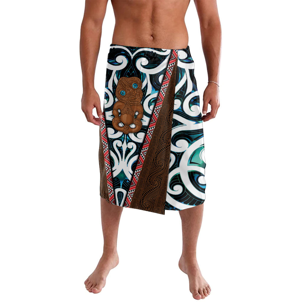 New Zealand Whakairo Lavalava Tiki Maori Carving Taniko Motifs LT14 Multicolor - Polynesian Pride