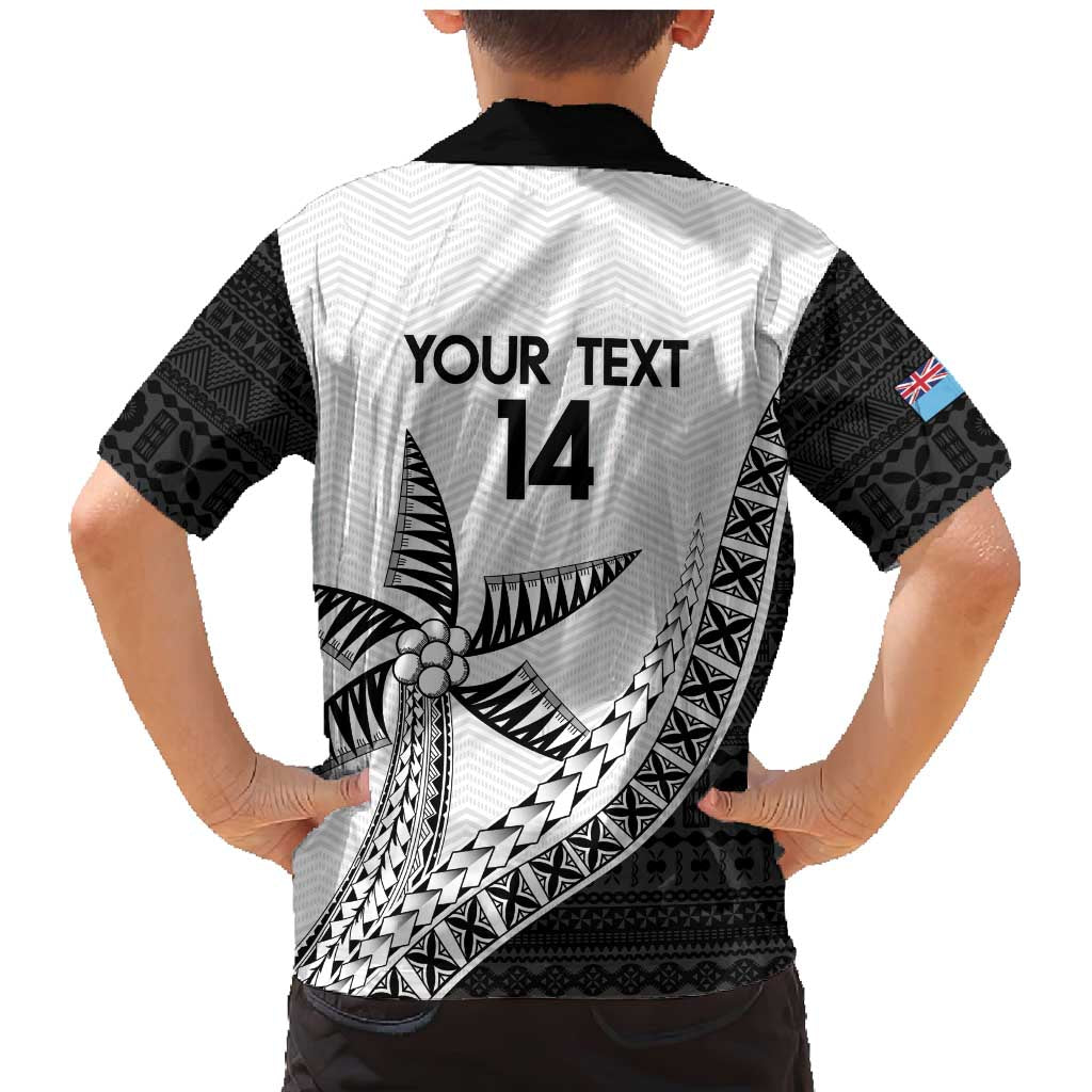 Custom Fiji Rugby Family Matching Mermaid Dress and Hawaiian Shirt Go Champions Fijian Tapa Cloth LT14 - Polynesian Pride