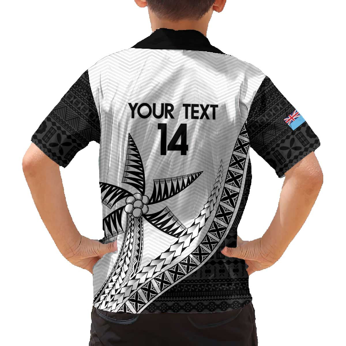 Custom Fiji Rugby Family Matching Off Shoulder Short Dress and Hawaiian Shirt Go Champions Fijian Tapa Cloth LT14 - Polynesian Pride
