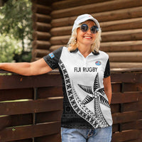 Custom Fiji Rugby Women Polo Shirt Go Champions Fijian Tapa Cloth LT14 - Polynesian Pride