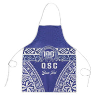 Personalised Queen Salote College Apron Kolisi Fefine 100th Anniversary Kupesi Blue LT14 Blue - Polynesian Pride